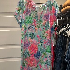Lilly Pulitzer Colorful Floral Midi Dress